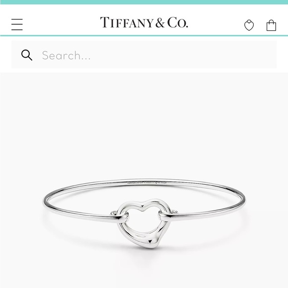 Tiffany & Co. Jewelry - Tiffany & Co. Elsa Peretti open heart bangle